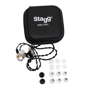 Stagg SPM-PRO BK - douszne monitory słuchawkowe słuchawki studyjne