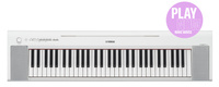 Yamaha Piaggero NP-15 WH pianino cyfrowe - bezpłatne lekcje online i FLOWKEY