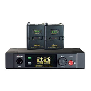 Mipro ACT 5802/ACT 58 T x 2 zestaw bezprzewodowy z 2 nadajnikami bodypack