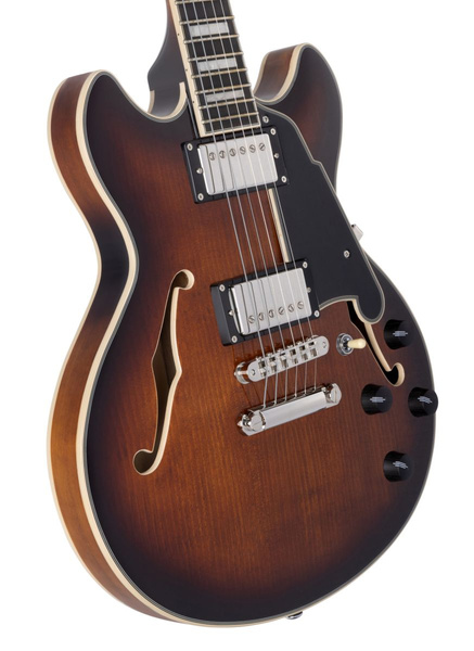 D'Angelico Premier Mini DC Brown Burst gitara elektryczna
