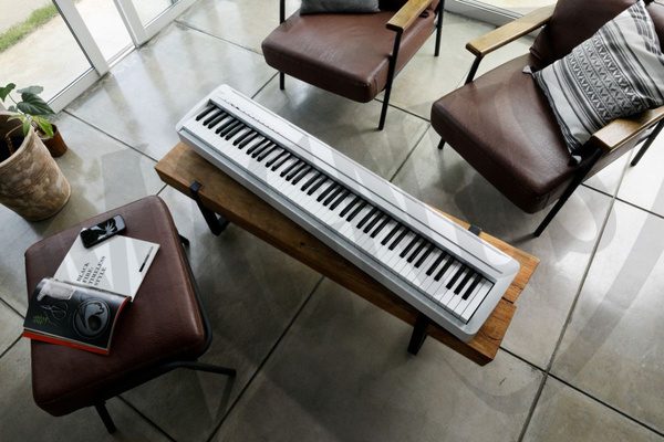 Kawai ES-120 W pianino cyfrowe - zestaw ze statywem