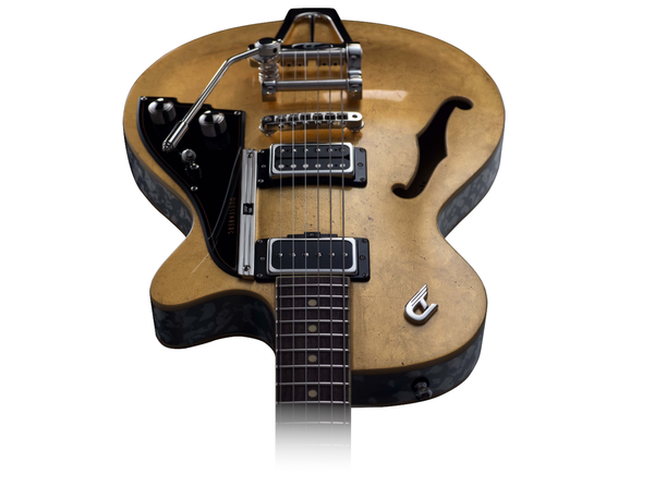 Duesenberg Starplayer TV 25th Anniversary Gold Leaf gitara elektryczna, edycja limitowana