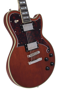 D'Angelico Deluxe Atlantic Baritone Satin Walnut gitara elektryczna