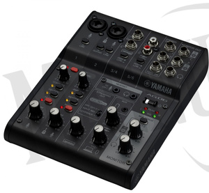 Yamaha AG06 MK2 B - mikser do streamingu z wbudowanych interfejsem audio USB