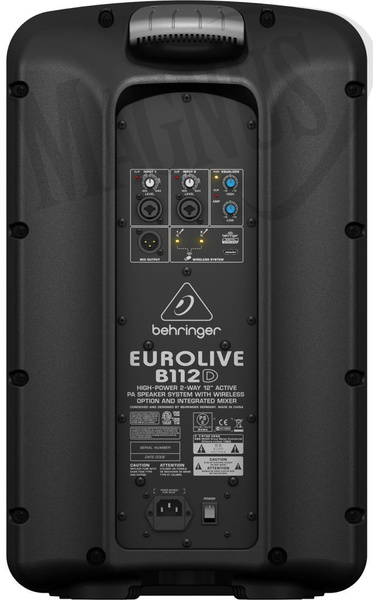 Behringer B112D - 1000W, wireless kolumna szerokopasmowa aktywna