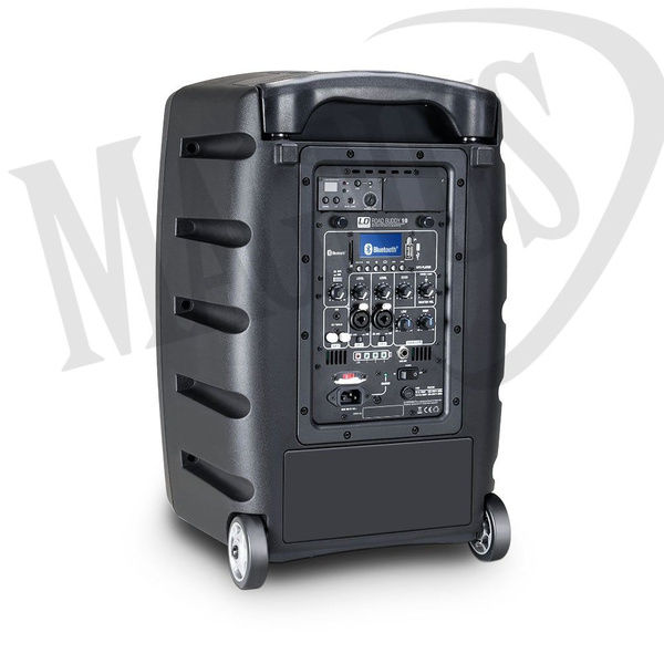 LD Systems ROADBUDDY 10 HS Zasilana z akumulatorów kolumna Bluetooth z mikserem, nadajnikiem Bodypack i zestawem nagłownym