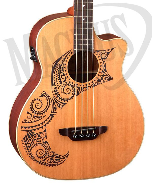 Luna Long Scale Tattoo - gitara basowa elektroakustyczna gitara basowa