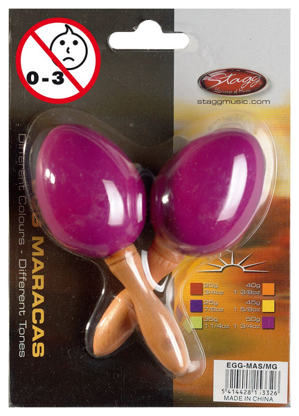 Stagg EGG-MA S MG - marakasy shaker