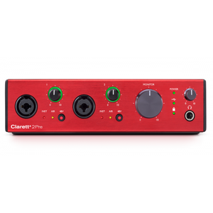 Focusrite Clarett+ 2Pre - interfejs audio USB - Gwarancja 3 lata + HITMAKER pakiet pluginów za ponad 5000ZŁ GRATIS!!