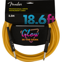 Fender Professional Series Glow in the Dark Cable Orange 18,6′ kabel gitarowy kabel instrumentalny