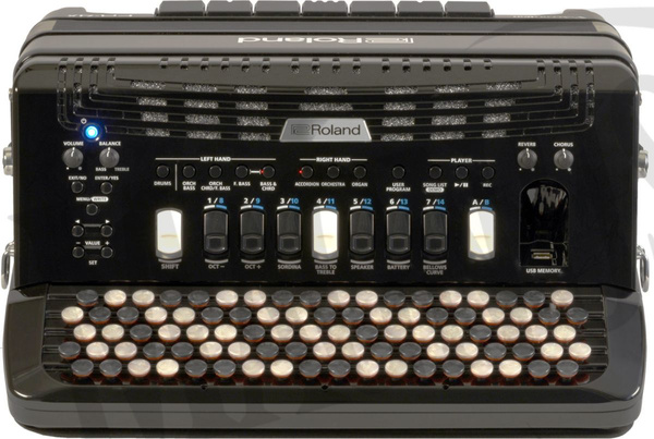 Roland FR 4XB BK - cyfrowy akordeon guzikowy akordeon