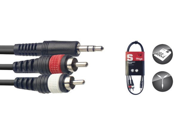 Stagg SYC1/MPSB2CM E  - kabel połączeniowy 1m