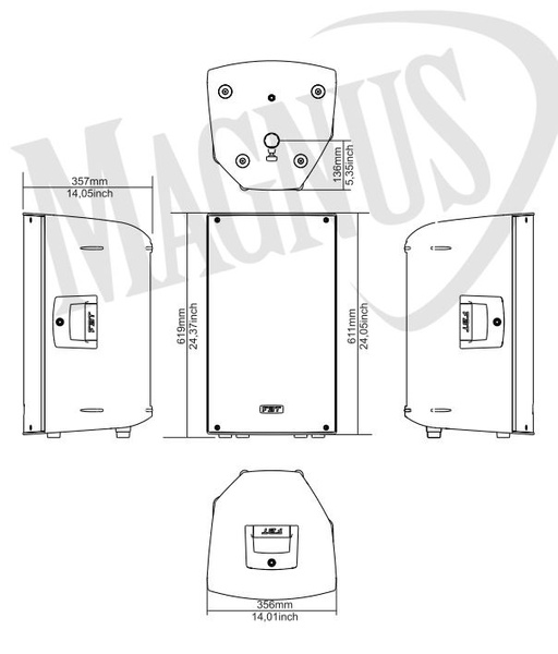FBT X-Lite 12 kolumna szerokopasmowa pasywna