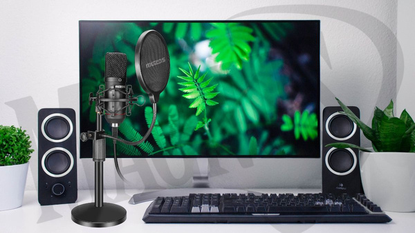 MOZOS MKIT-900PRO GAMER - mikrofon gamingowy, podcast w zestawie z akcesoriami