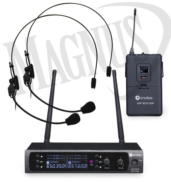 Prodipe HEADSET B210DUO DSP UHF mikrofon bezprzewodowy