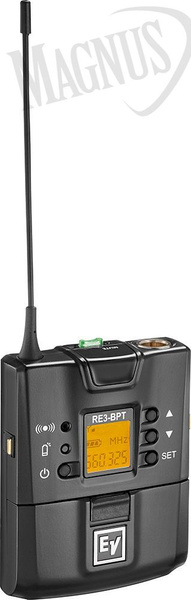 Electro-Voice RE3-BPHW Zestaw bezprzewodowy UHF z superkardioidalnym mikrofonem nagłownym HW3 (częstotliwość L5 (488 MHz - 524 MHz))