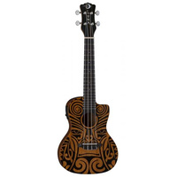 Luna Uke Tribal C EL ukulele