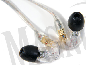 Shure SE215-CL monitory douszne B - Stock 
