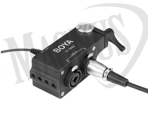 BOYA BY-MA2 dwukanałowy mikser audio XLR do lustrzanek cyfrowych i kamer