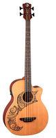 Luna Long Scale Tattoo - gitara basowa elektroakustyczna gitara basowa