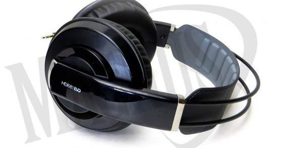 Superlux HD-681EVO mkII Black + pady welurowe słuchawki studyjne