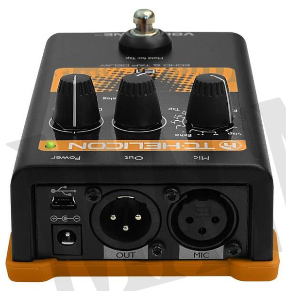 TC Helicon VoiceTone E1 Echo &amp; Tap Delay procesor wokalowy