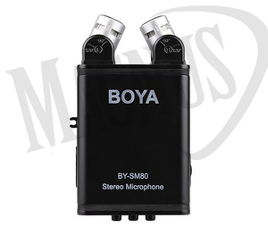 BOYA BY-SM80 mikrofon stereo XY do kamer i lustrzanek