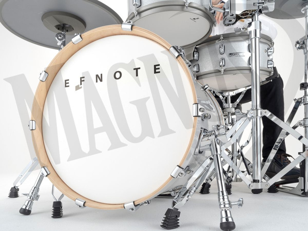 EFNOTE 7 Standard White Sparkle perkusja elektroniczna