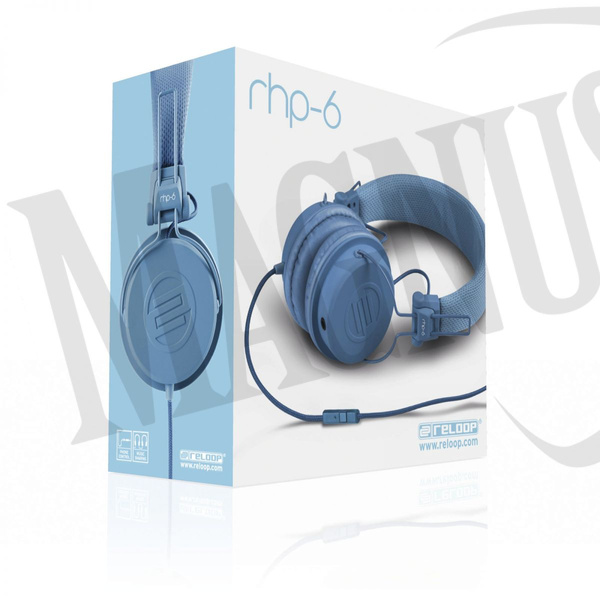 Reloop RHP-6 Blue słuchawki DJ