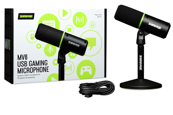 Shure MV6 - dynamiczny mikrofon USB-C