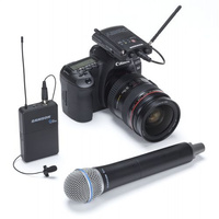 Samson CR88 Camera Combo zestaw bezprz. nakamerowy z dwoma nadajnikami 470-494 MHz
