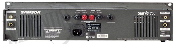 Samson Servo 200  wzmacniacz mocy 100W/4ohm, 2U