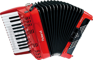 Roland FR 4X RD - cyfrowy akordeon klawiszowy akordeon