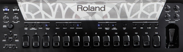 Roland FR 8X BK - cyfrowy akordeon klawiszowy akordeon