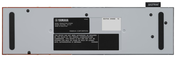 Yamaha SEQTRAK Orange Samodzielne studio produkcji muzycznej