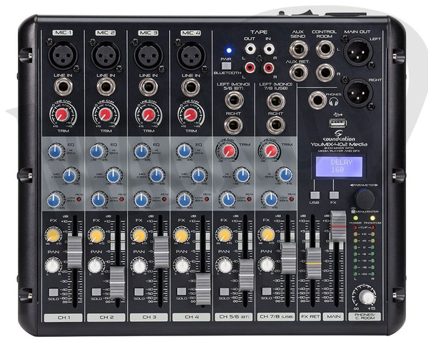 Soundsation YOUMIX-402 MEDIA - mikser analogowy mikser analogowy