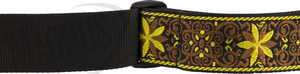Fender Pasadena Woven Yellow Wallflower pasek