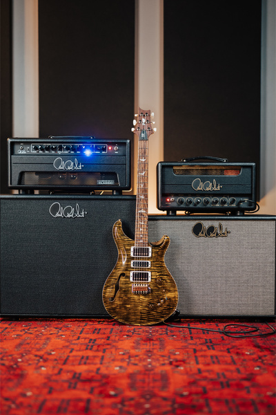 PRS 40th Anniversary Special Semi-Hollow Yellow Tiger - gitara elektryczna USA