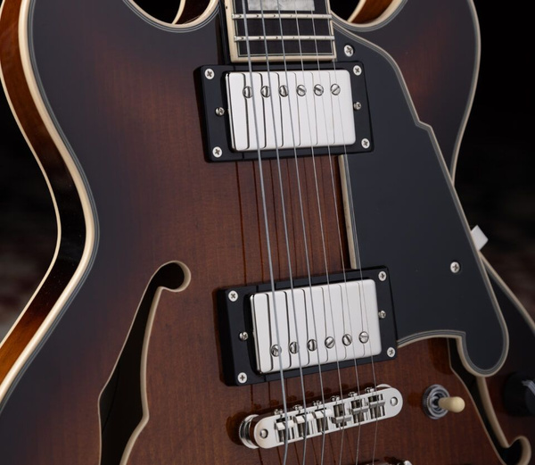 D'Angelico Premier Mini DC Brown Burst gitara elektryczna