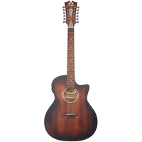 D'angelico Premier Fulton LS Aged Mahogany gitara akustyczna 12-strunowa