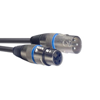 Stagg SMC3 XX BL - kabel mikrofonowy 3m z oznaczeniem końcówek wysokiej jakości