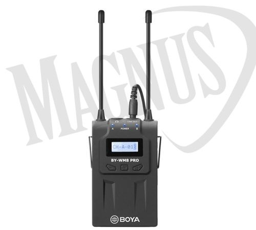 BOYA BY-WM8 PRO-K3 bezprzewodowy zestaw, bezprzewodowy mikrofon doręczny (z nadajnikiem) oraz odbiornik