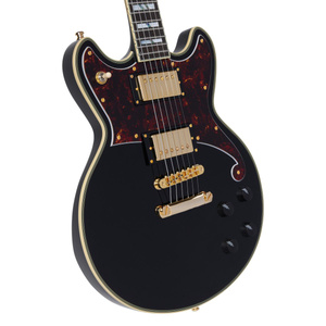 D’Angelico Deluxe Brighton Solid Black gitara elektryczna