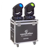 Soundsation MHL-280BS SET POINTE - zestaw 2 ruchome głowy + case głowica ruchoma