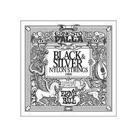 Ernie Ball 2406 Black &amp; Silver Nylon Strings struny do gitary klasycznej