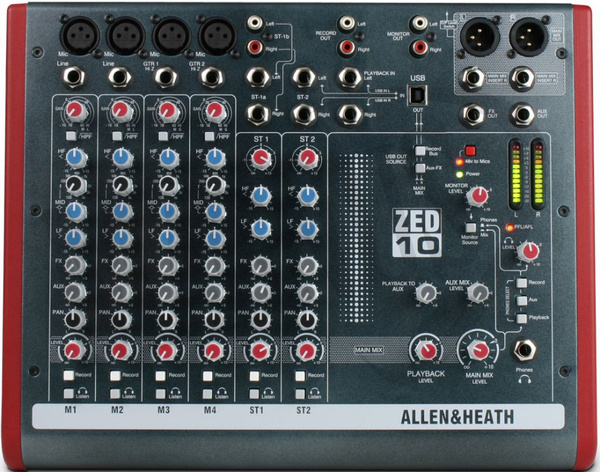 Allen&amp;Heath ZED10 mikser analogowy