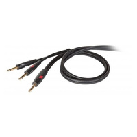 Die Hard DHG540LU5 - Kabel audio stereo jack M - 2 x mono jack M 5m przewód audio