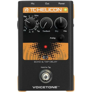 TC Helicon VoiceTone E1 Echo &amp; Tap Delay procesor wokalowy
