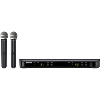 Shure BLX288/PG58 zestaw dwóch mikrofonów bezprzewodowych