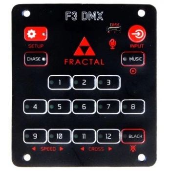 Fractal Lights F3 DMX Player sterownik oświetlenia